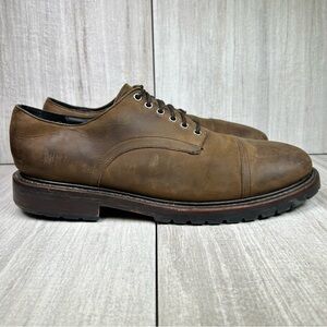 Thursday Boot Company Statesman Burnt Copper Leather Derby Shoes Mens Size 13